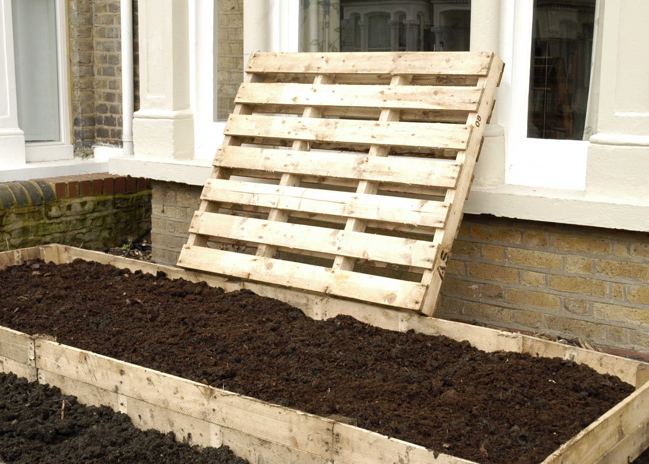 Raised Garden Beds Made From Pallets